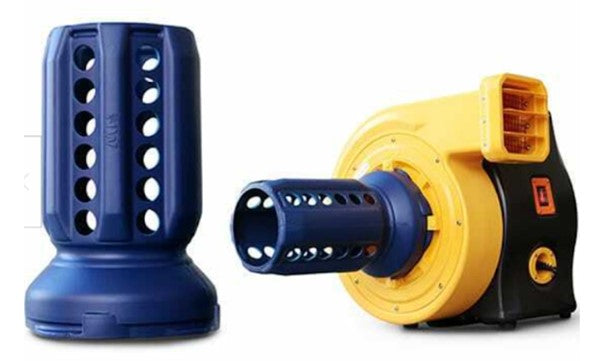 Electric blower and attachment